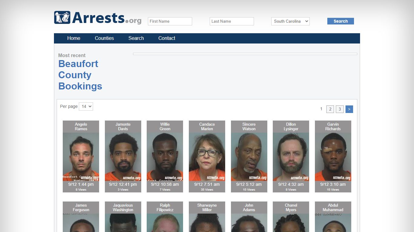 Beaufort County Arrests and Inmate Search