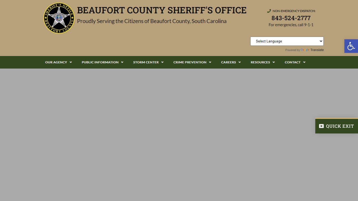 Beaufort County Sheriff's Office • Proudly Serving Beaufort County SC